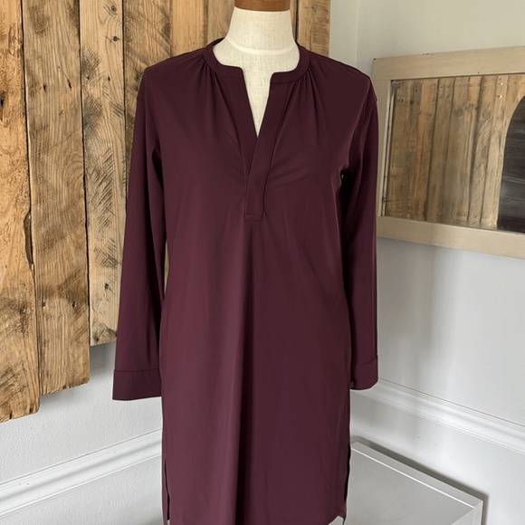 Lululemon Effortless Dress Bordeaux Drama - Size 4 - Picture 9 of 12